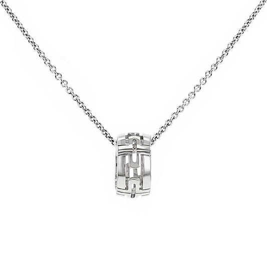 [BLUE TEARS]PARENTESI NECKLACE SILVER