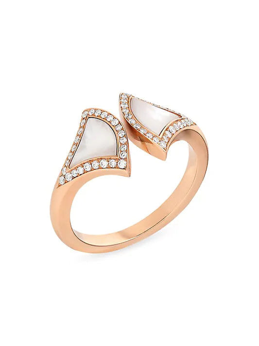 [BLUE TEARS]DREAM MOP DIAMOND OPEN RING