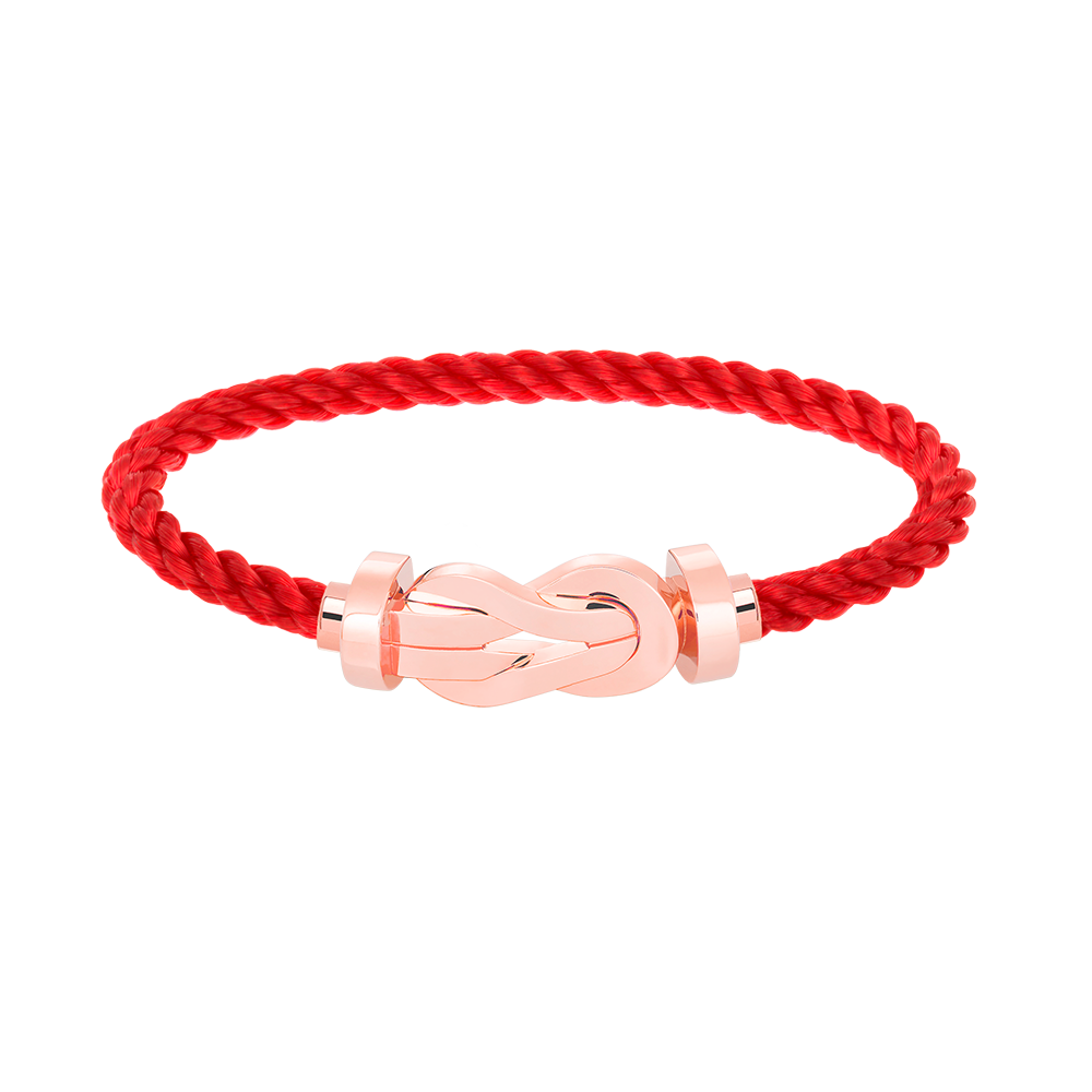 [BLUE TEARS]CHANCE LARGE 8 FIGURE BUCKLE NO DIAMOND BRACELET ROSE GOLD
