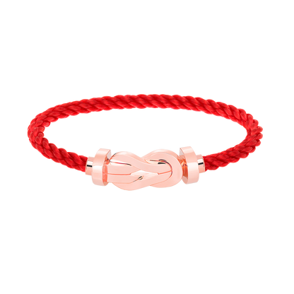 [BLUE TEARS]CHANCE LARGE 8 FIGURE BUCKLE NO DIAMOND BRACELET ROSE GOLD