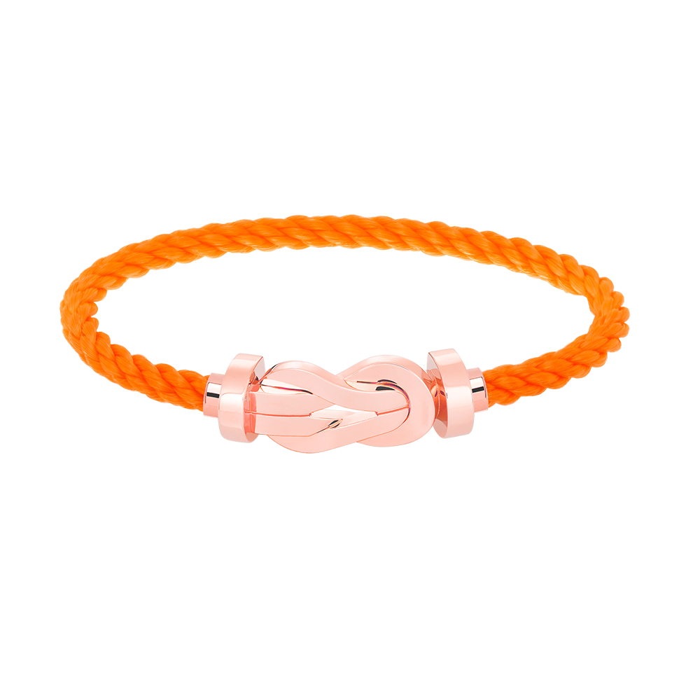 [BLUE TEARS]CHANCE LARGE 8 FIGURE BUCKLE NO DIAMOND BRACELET ROSE GOLD