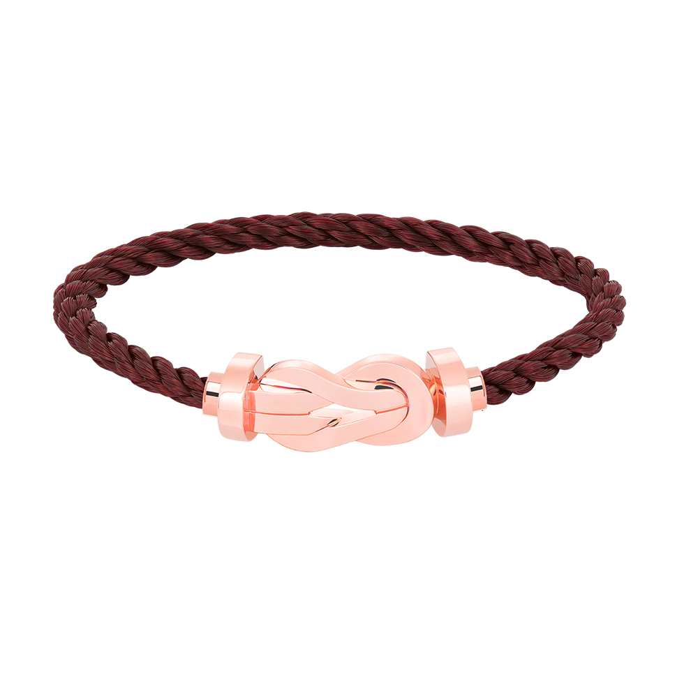 [BLUE TEARS]CHANCE LARGE 8 FIGURE BUCKLE NO DIAMOND BRACELET ROSE GOLD