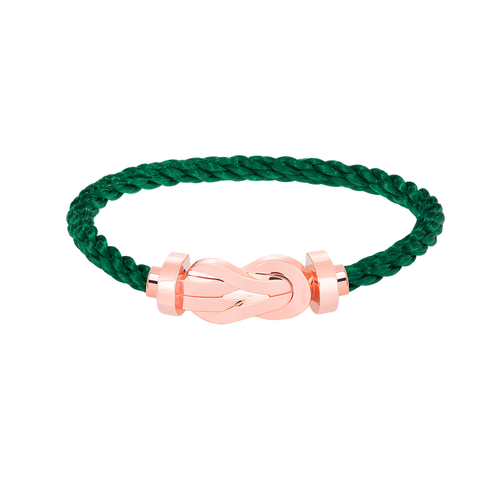 [BLUE TEARS]CHANCE LARGE 8 FIGURE BUCKLE NO DIAMOND BRACELET ROSE GOLD