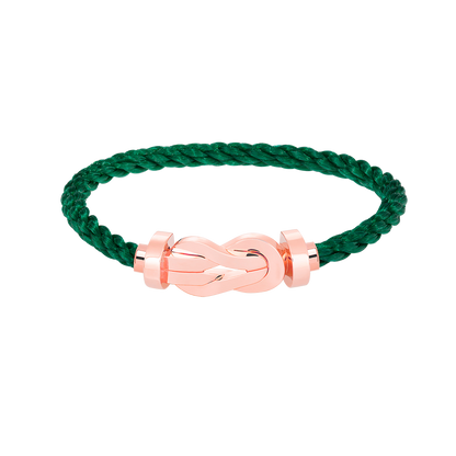 [BLUE TEARS]CHANCE LARGE 8 FIGURE BUCKLE NO DIAMOND BRACELET ROSE GOLD