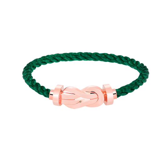 [BLUE TEARS]CHANCE LARGE 8 FIGURE BUCKLE NO DIAMOND BRACELET ROSE GOLD