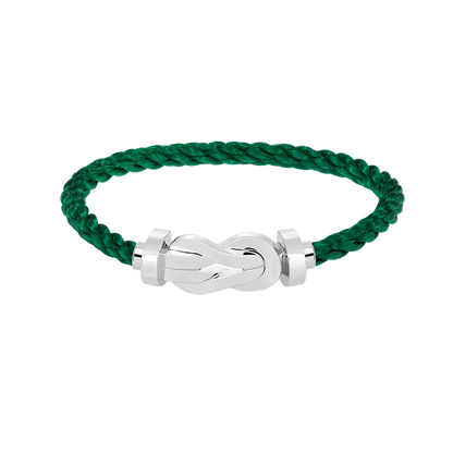 [BLUE TEARS]CHANCE LARGE 8 FIGURE BUCKLE NO DIAMOND BRACELET SILVER