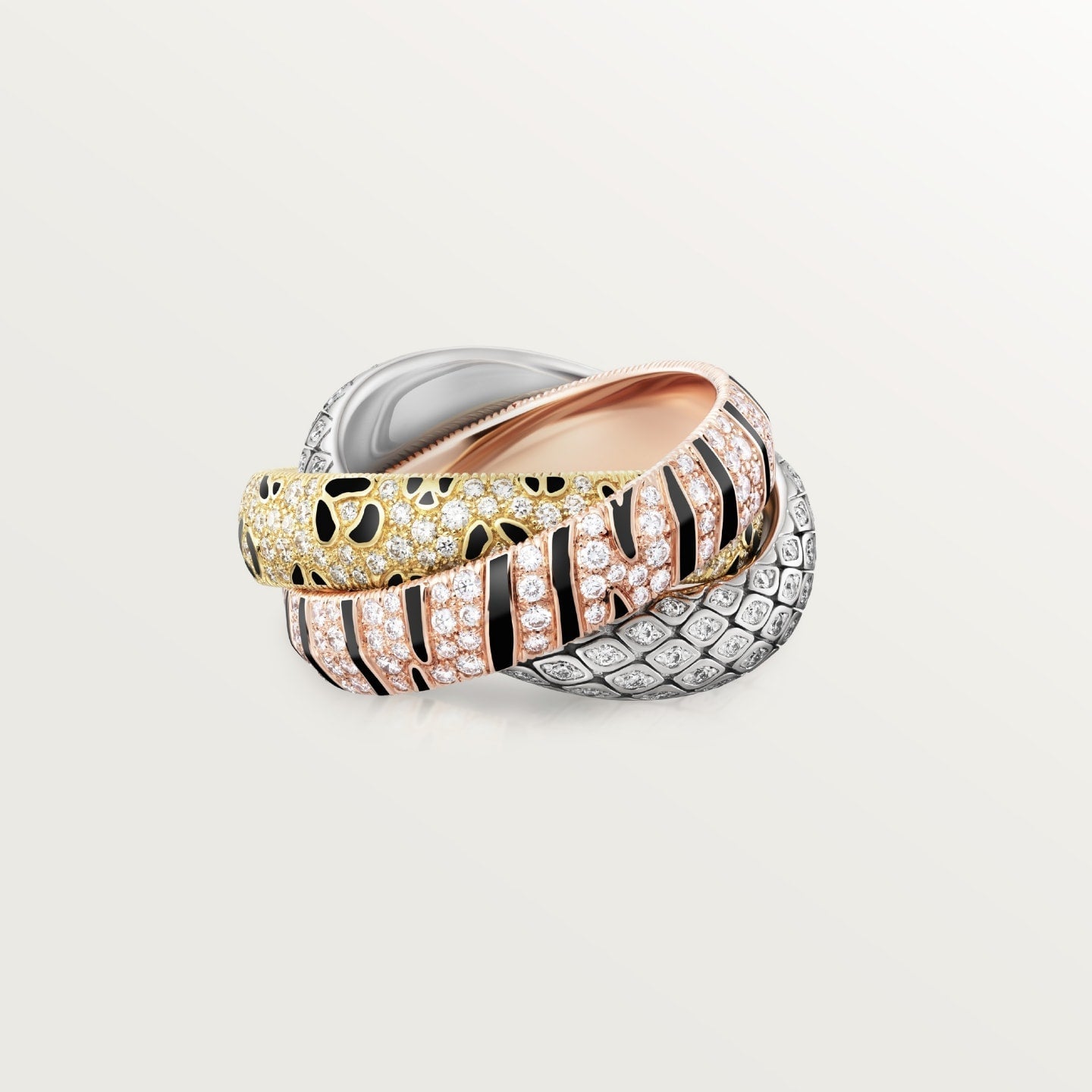 [Blue Tears Jewelry]TRINITY  RING LEOPARD PRINT