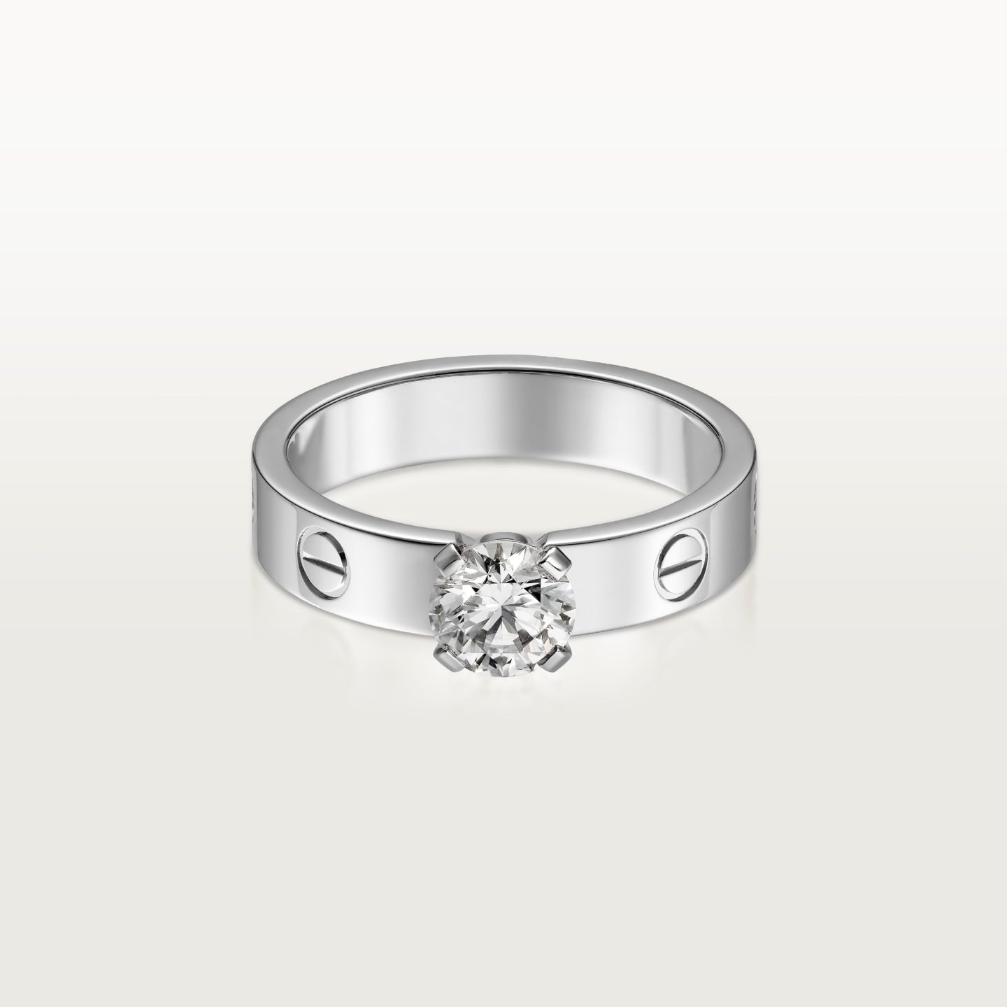 [Blue Tears Jewelry]LOVE RING 3.6MM 1 BIG DIAMOND