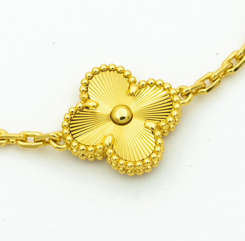 [BLUE TEARS] CLOVER 5 MOTIF LASER BRACELET COLLECTION