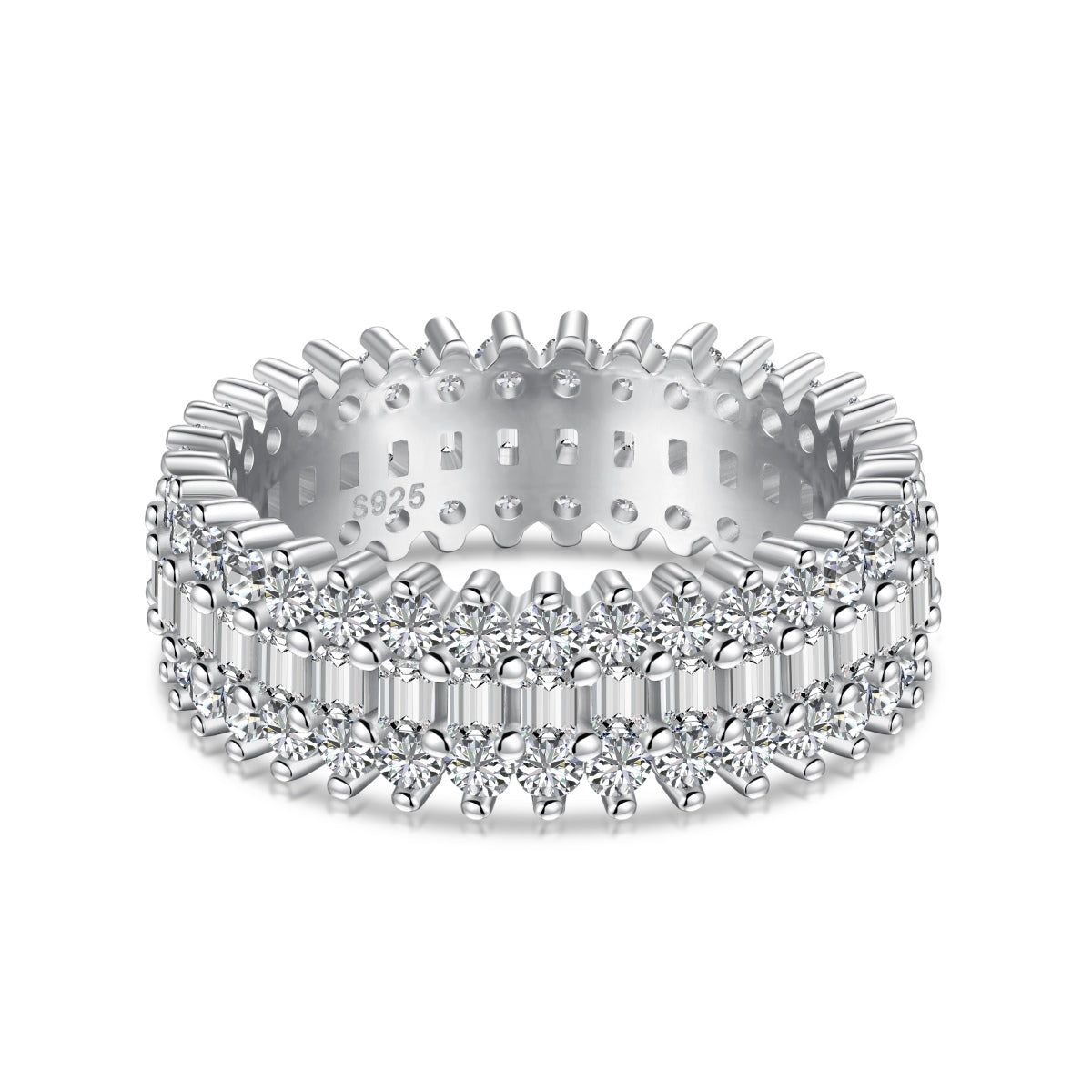 [Nova Jewelry]Ornate Colorful Radiant Cut Daily Ring
