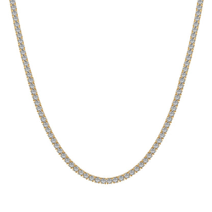 [Nova Jewelry]Delicate Round Shape Tennis Necklace