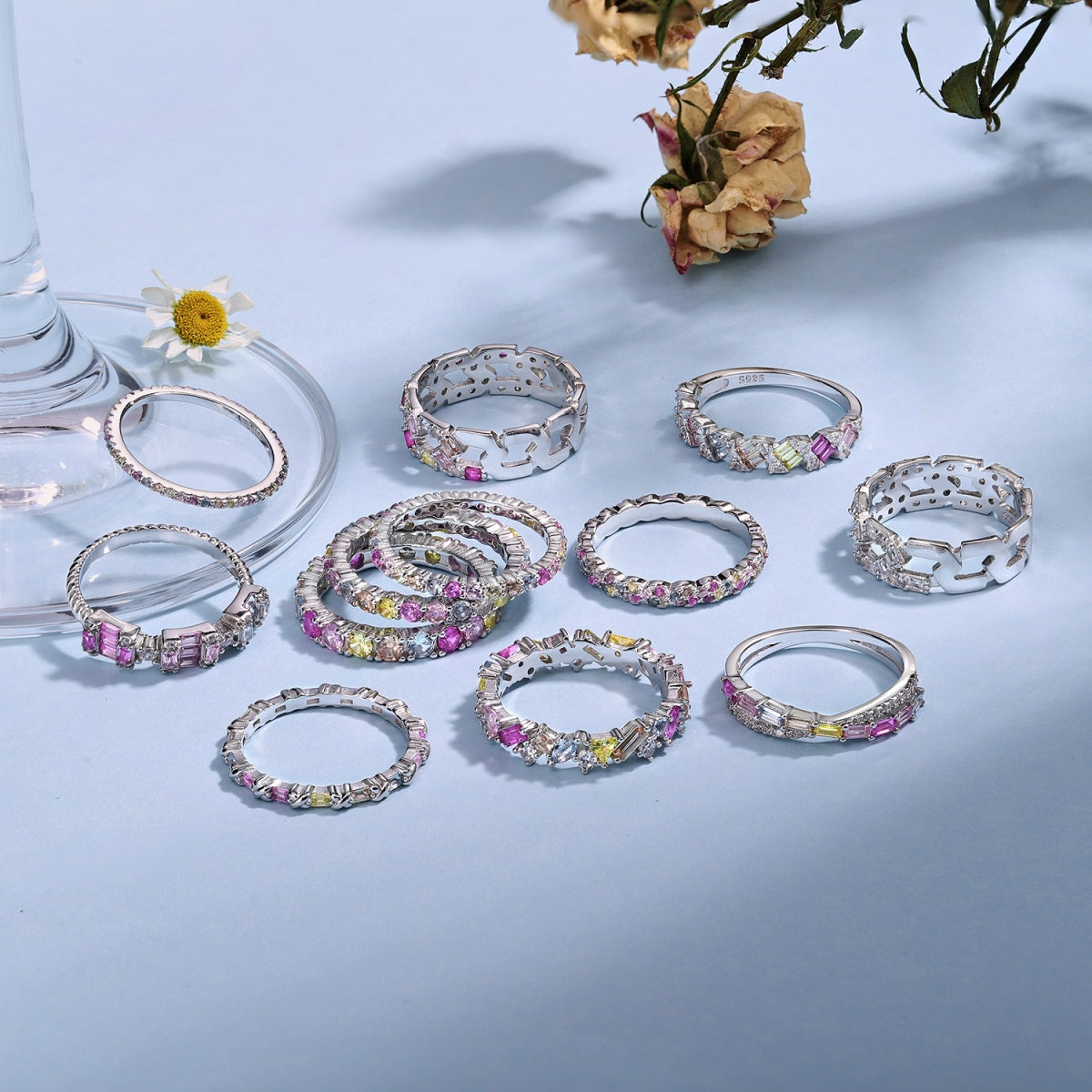 [Nova Jewelry]Exquisite Colorful Round Cut Party Ring