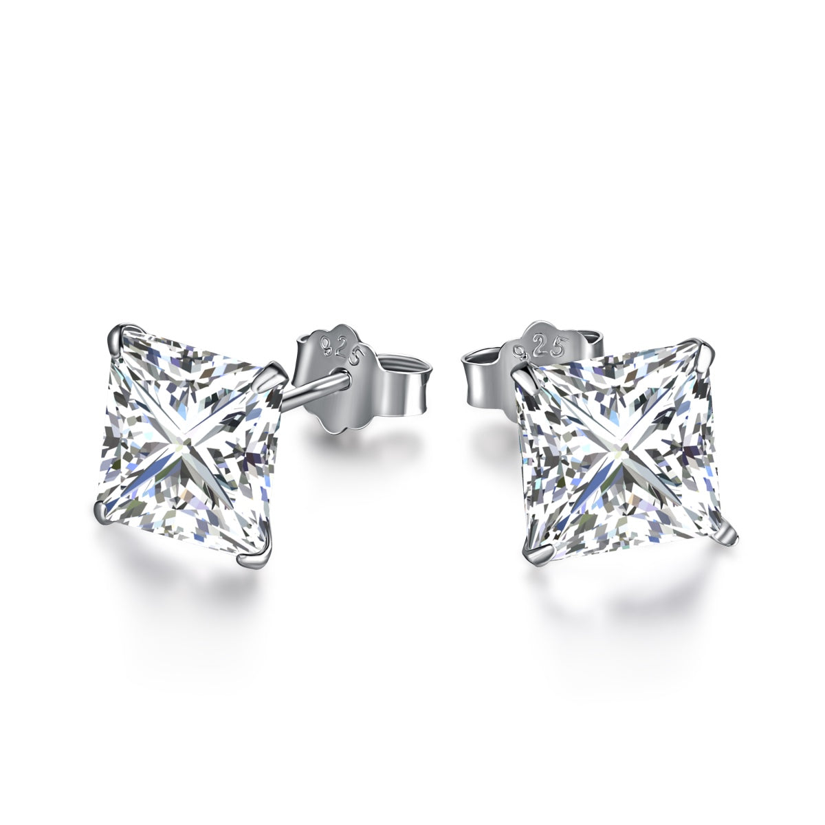 [Nova Jewelry]Ornate Square Shape Earrings
