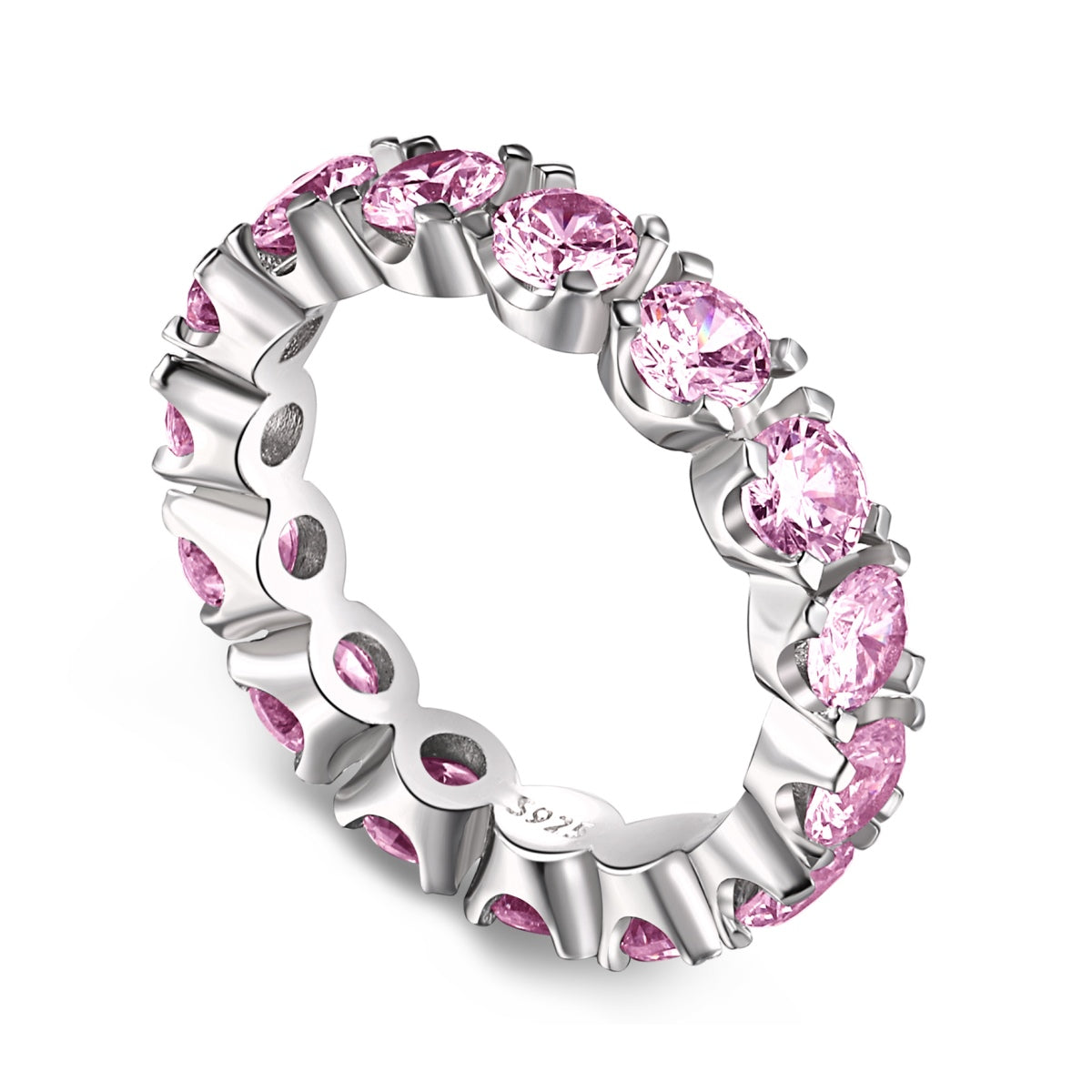 [Nova Jewelry]Eternity Round Cut Tennis Ring