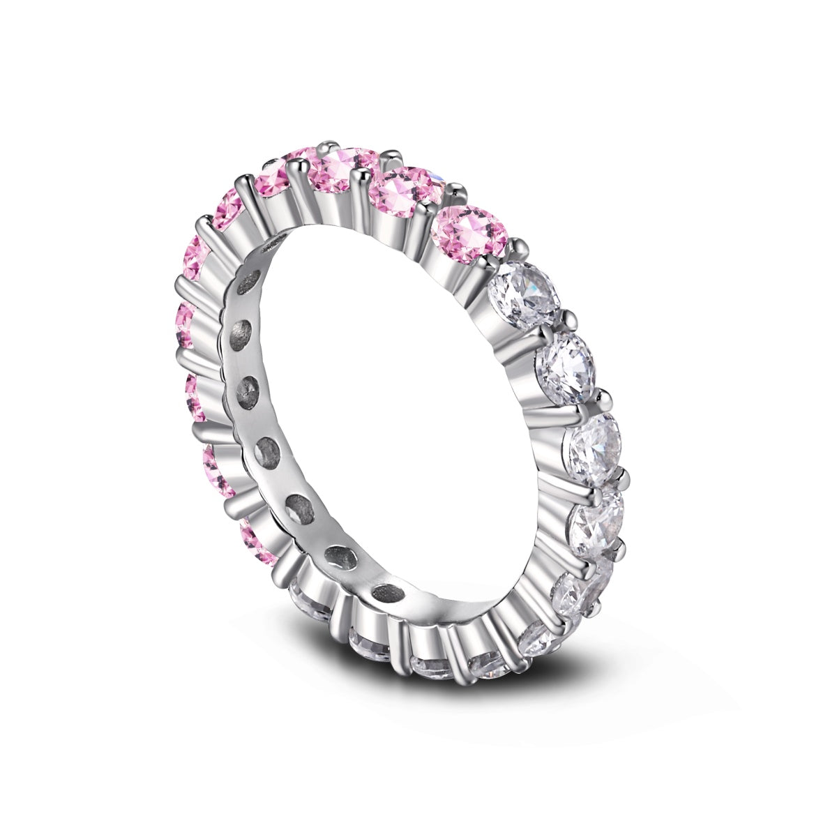 [Nova Jewelry]Sparkling Round Cut Tennis Ring