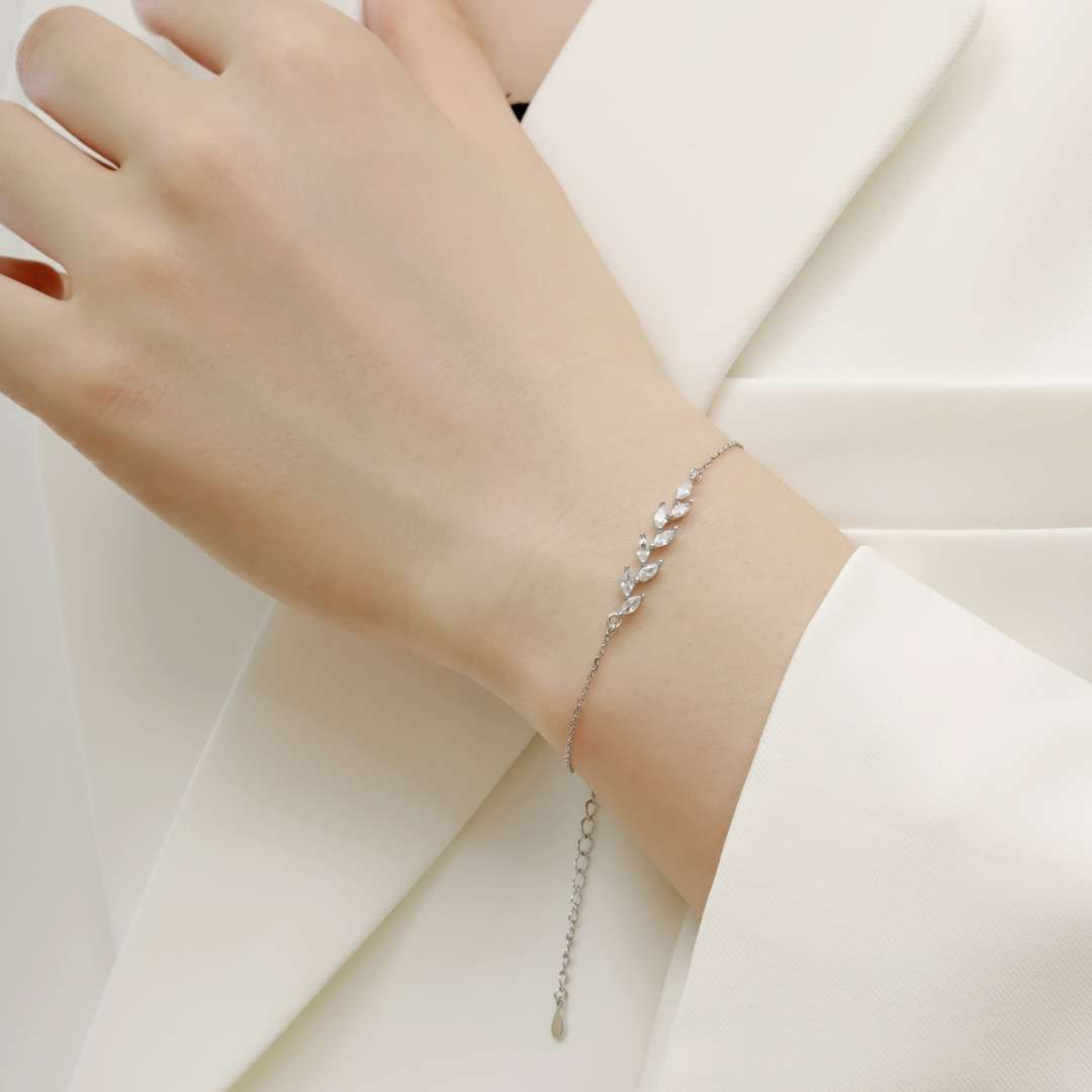 [Nova Jewelry]Elegant Wheat Leaves Shape Bracelet