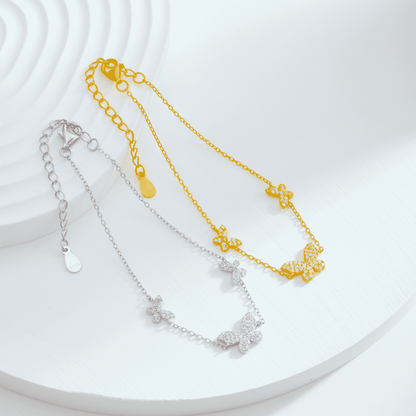[Nova Jewelry]Delicate Butterfly Pendant Bracelet