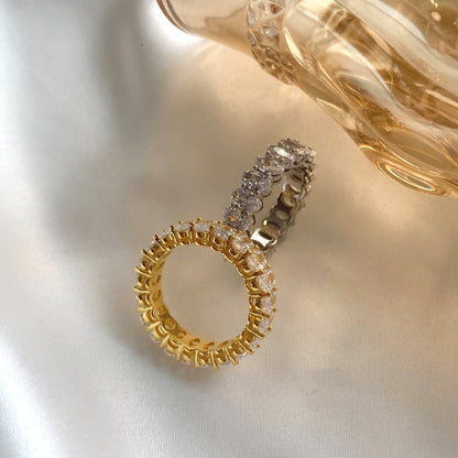 [Nova Jewelry]Ornate Oval Cut Tennis Ring