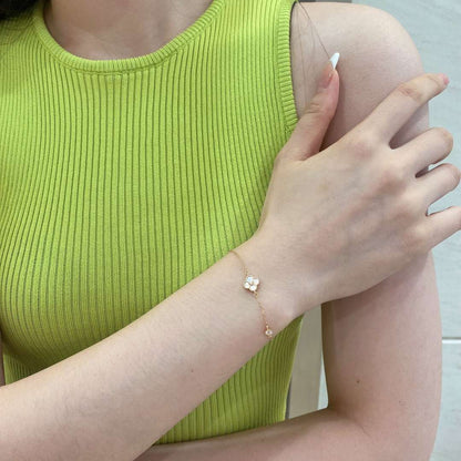[Nova Jewelry]Delicate Four Leaf Clover Bracelet