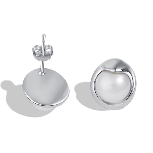 [Nova Jewelry]Dainty Bread Pearl Earrings