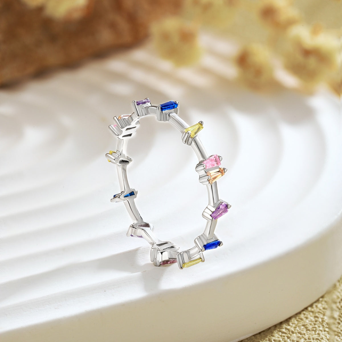 [Nova Jewelry]Unique Trapezoid Cut Daily Ring