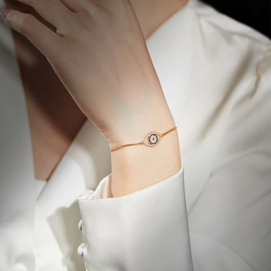 [Nova Jewelry]Dazzling Eye Shape Necklace