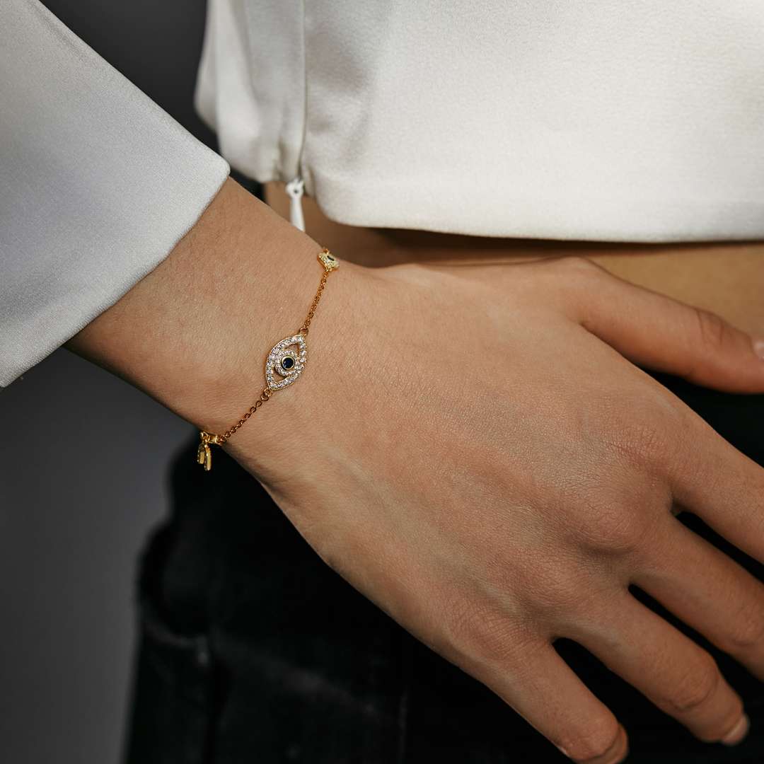 [Nova Jewelry]Dainty Eye Shape Necklace