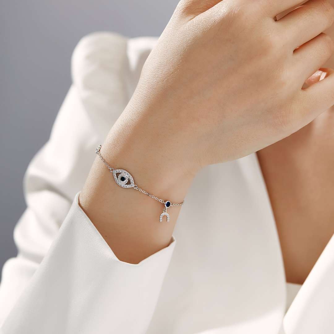 [Nova Jewelry]Dainty Eye Shape Necklace