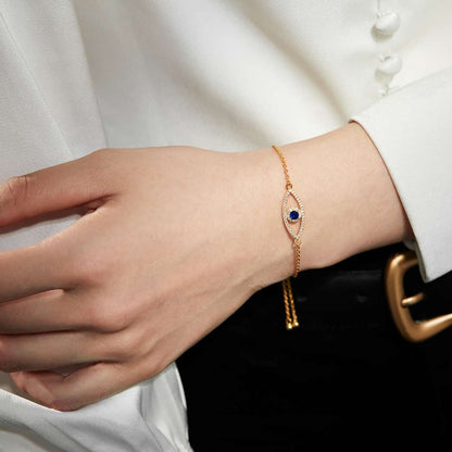 [Nova Jewelry]Devil's Eye Hollow Design Bracelet