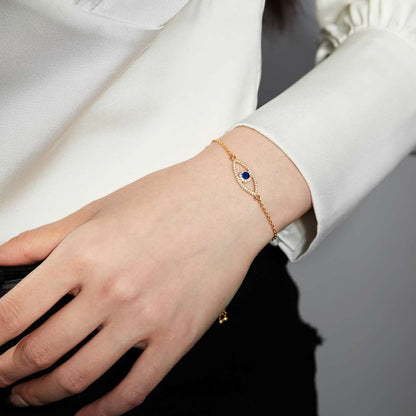 [Nova Jewelry]Devil's Eye Hollow Design Bracelet