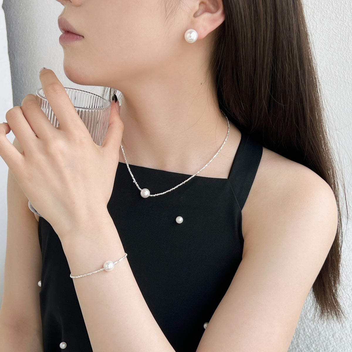 [Nova Jewelry]Delicate Pearl Earrings