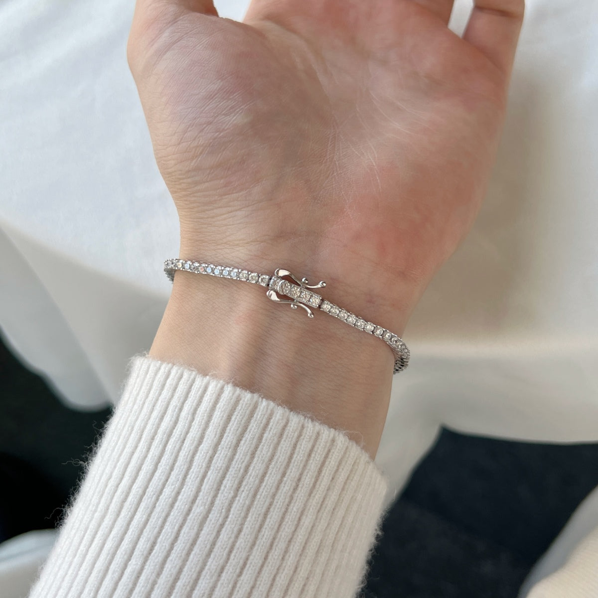 [Nova Jewelry]Dazzling Exquisite Round Cut Daily Bracelet