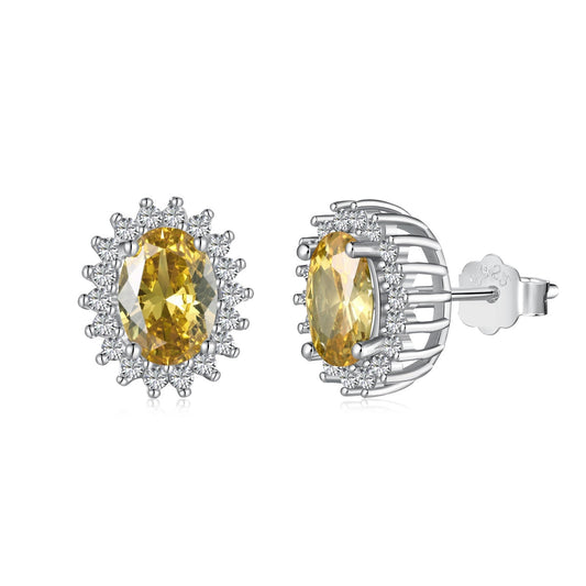[Nova Jewelry]Delicate Radiant Oval Cut Daily Earrings