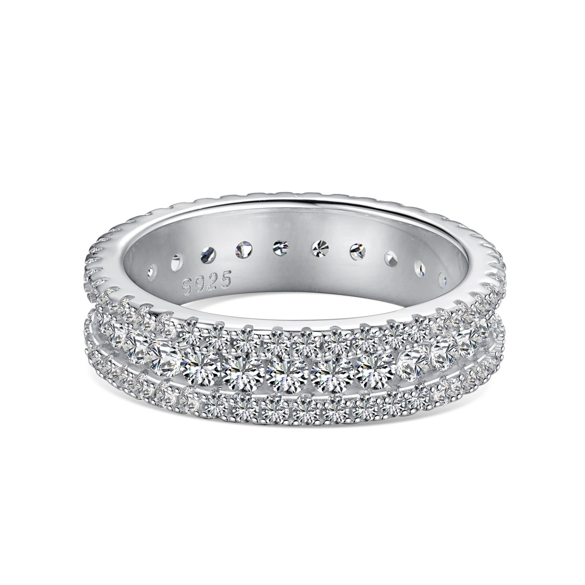 [Nova Jewelry]Delicate Colorful Round Cut Daily Ring