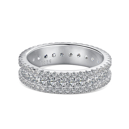 [Nova Jewelry]Delicate Colorful Round Cut Daily Ring