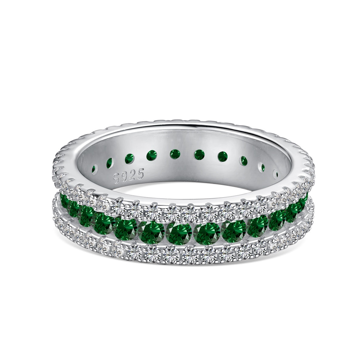 [Nova Jewelry]Delicate Colorful Round Cut Daily Ring