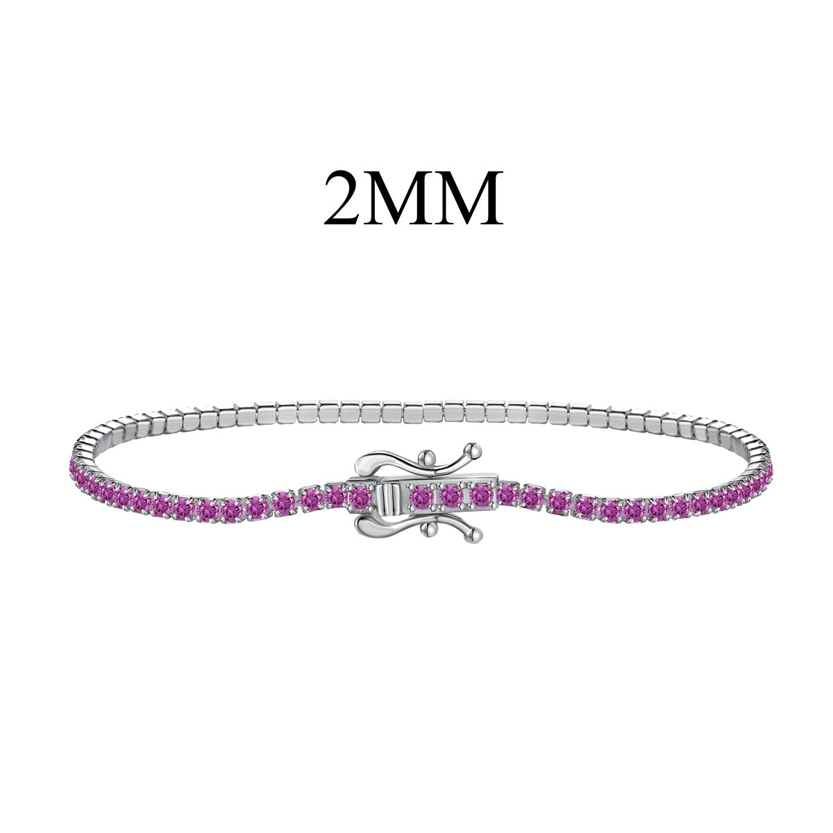 [Nova Jewelry]Radiant Colorful Round Cut Party Bracelet