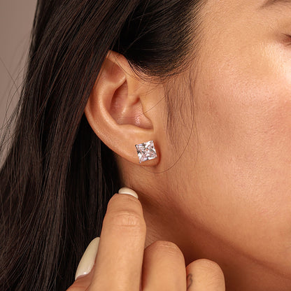 [Nova Jewelry]Ornate Square Shape Earrings