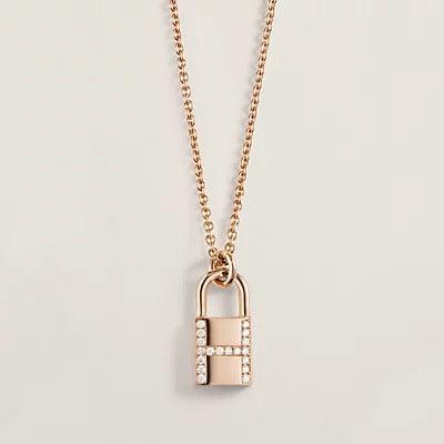 [BLUE TEARS]HM ADVANCED NICHE LOCK HEAD NECKLACE DIAMONDS