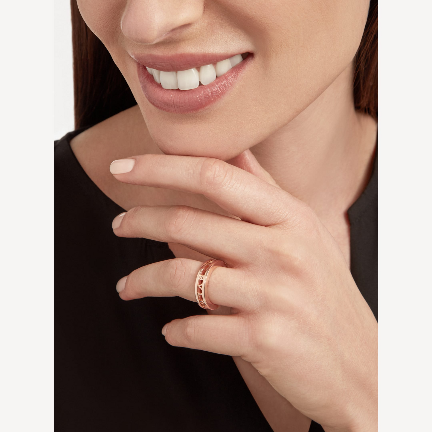 [BLUE TEARS]ZERO 1 ONE-BAND WITH OPENWORK LOGO SPIRAL RING