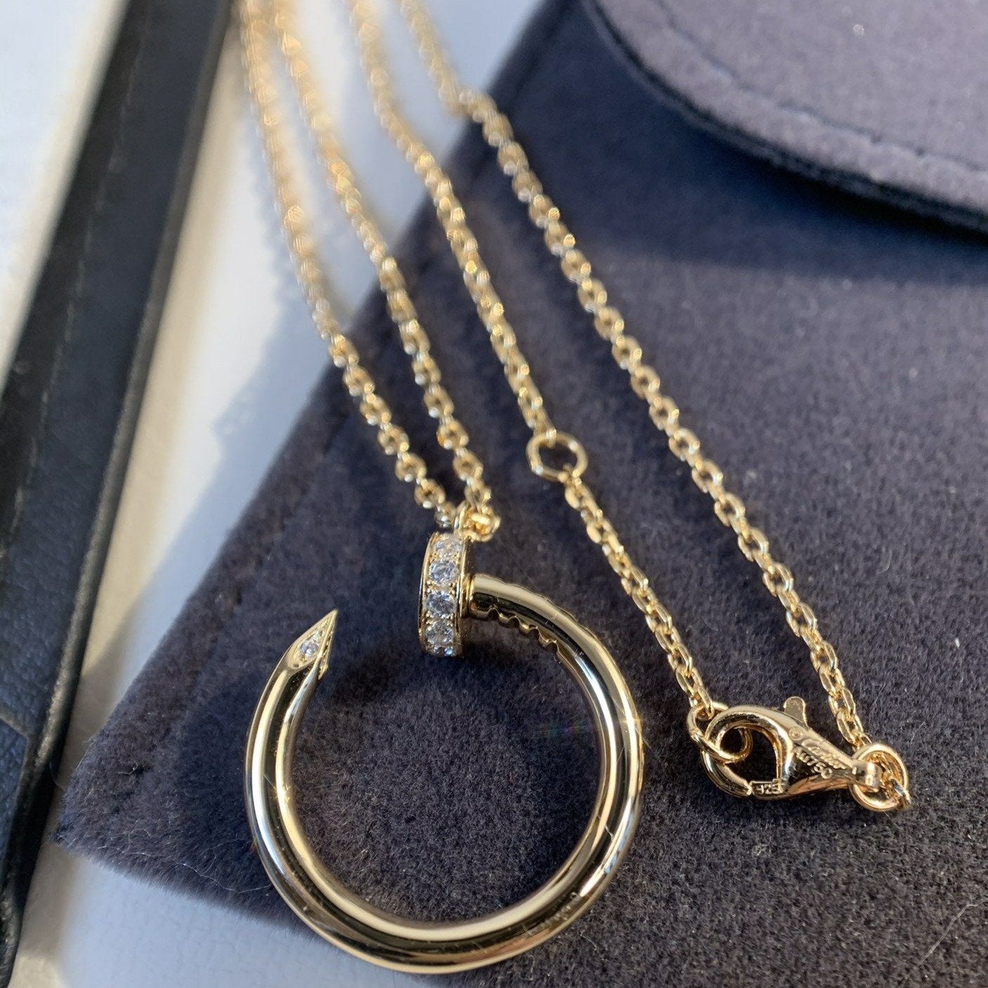 [BLUE TEARS]JUSTE NECKLACE PINK GOLD
