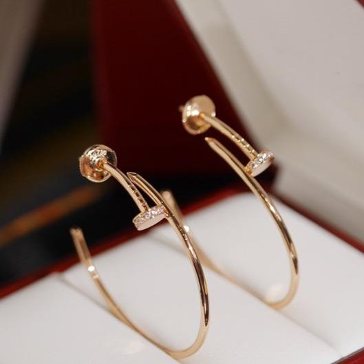 [BLUE TEARS]JUSTE EARRINGS DIAMONDS 1.8MM