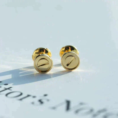 [BLUE TEARS]LOVE EARRINGS GOLD 10MM