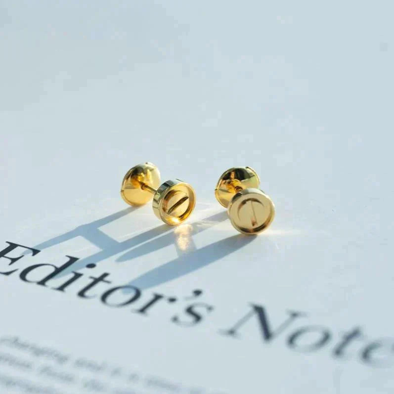 [BLUE TEARS]LOVE EARRINGS GOLD 10MM