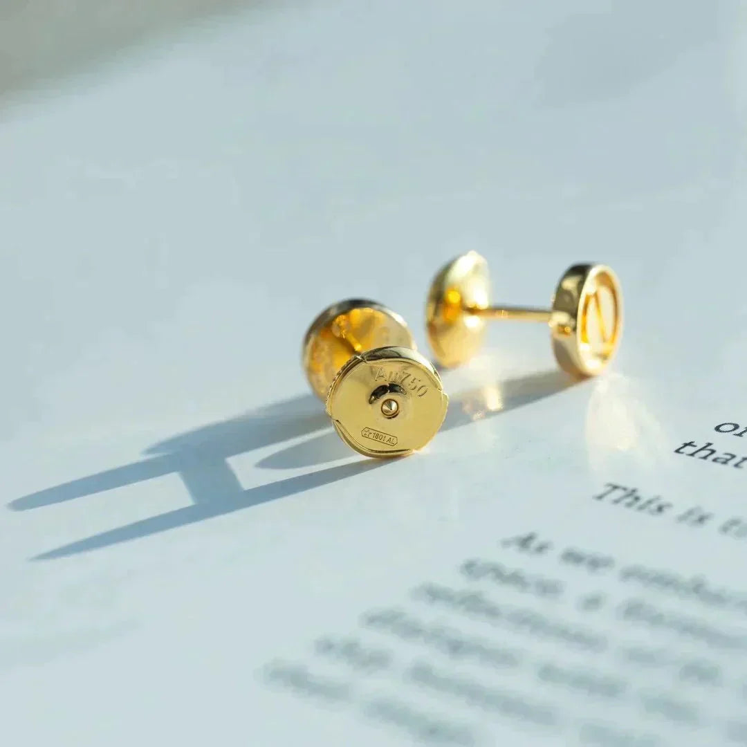 [BLUE TEARS]LOVE EARRINGS GOLD 10MM