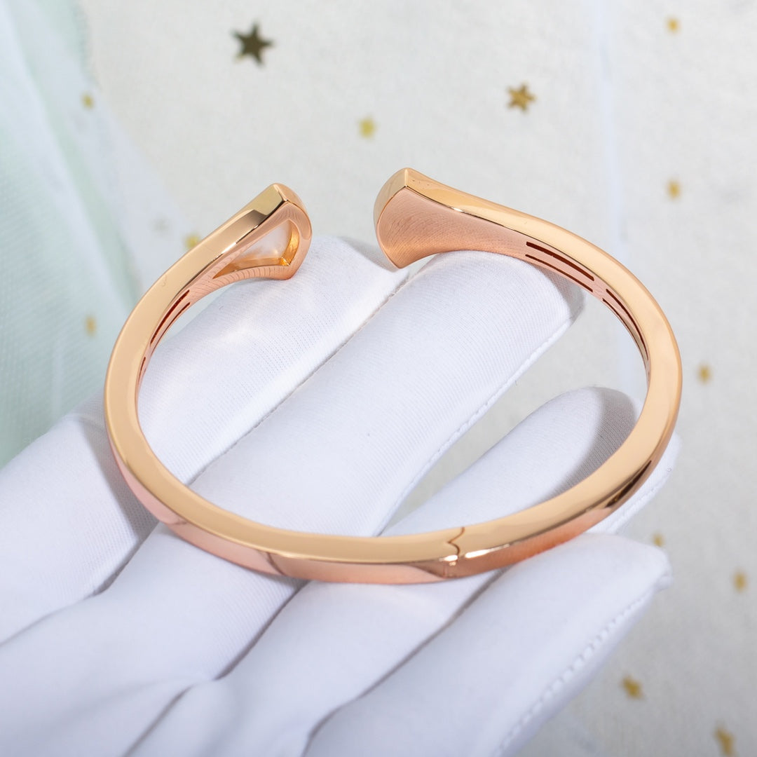 [BLUE TEARS]DREAM BRACELET OPEN PINK GOLD MOP DIAMOND