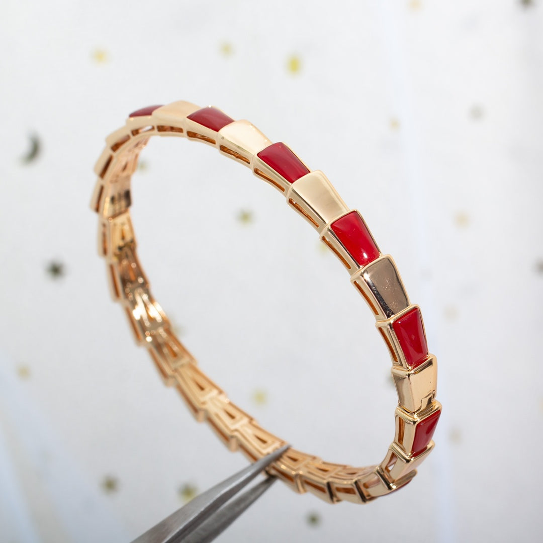 [BLUE TEARS]SERPENTI BRACELET PINK GOLD RUBELLITE
