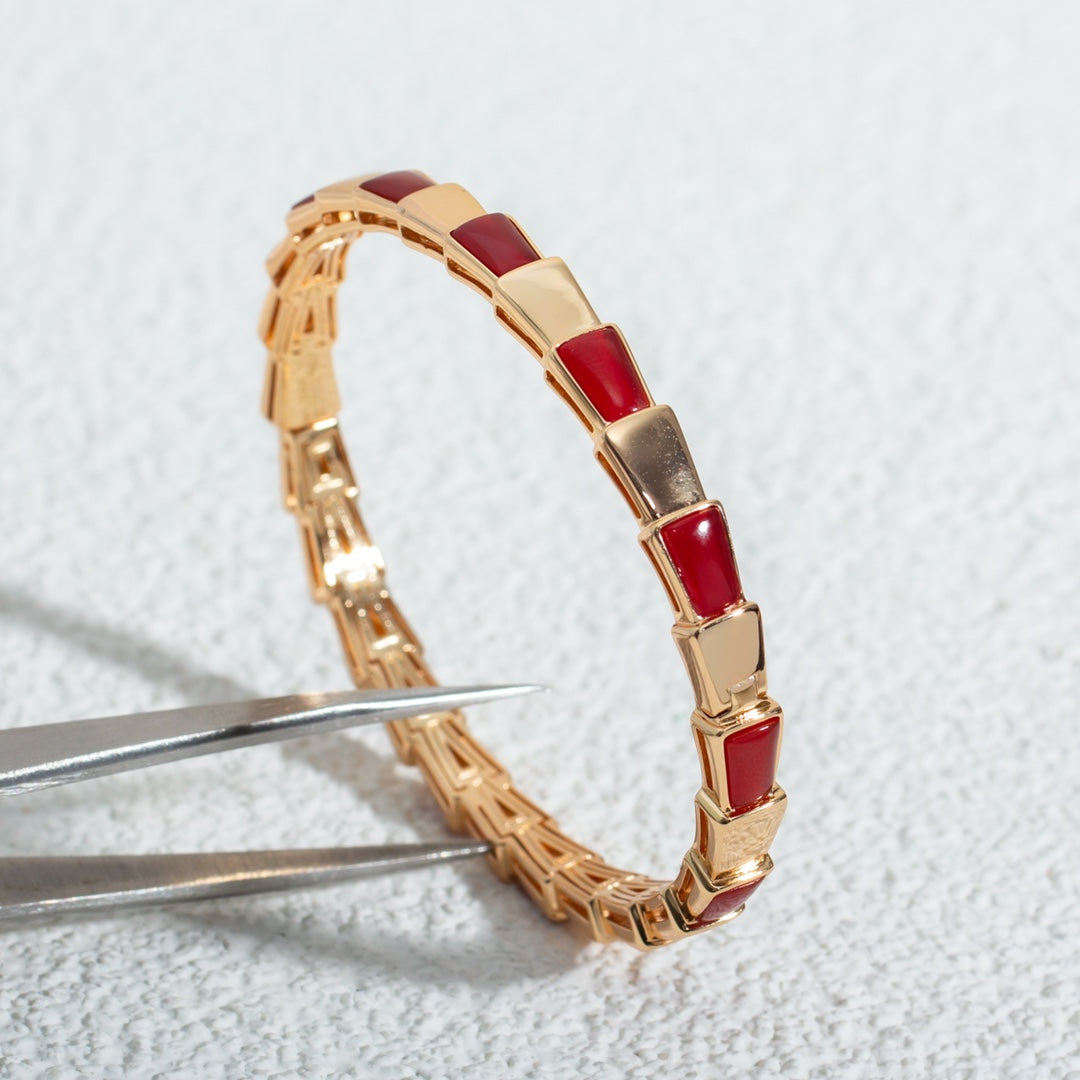 [BLUE TEARS]SERPENTI BRACELET PINK GOLD RUBELLITE