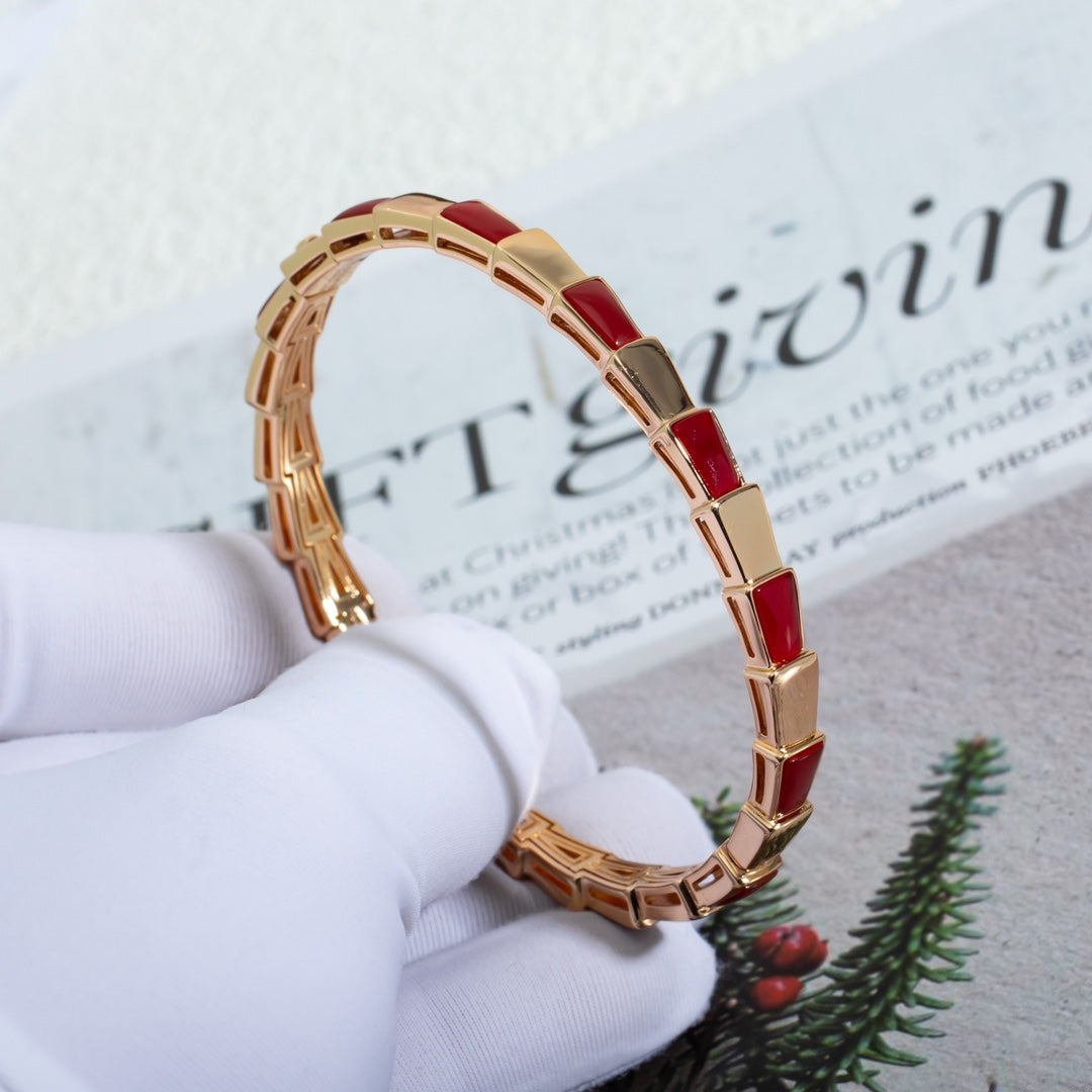 [BLUE TEARS]SERPENTI BRACELET PINK GOLD RUBELLITE