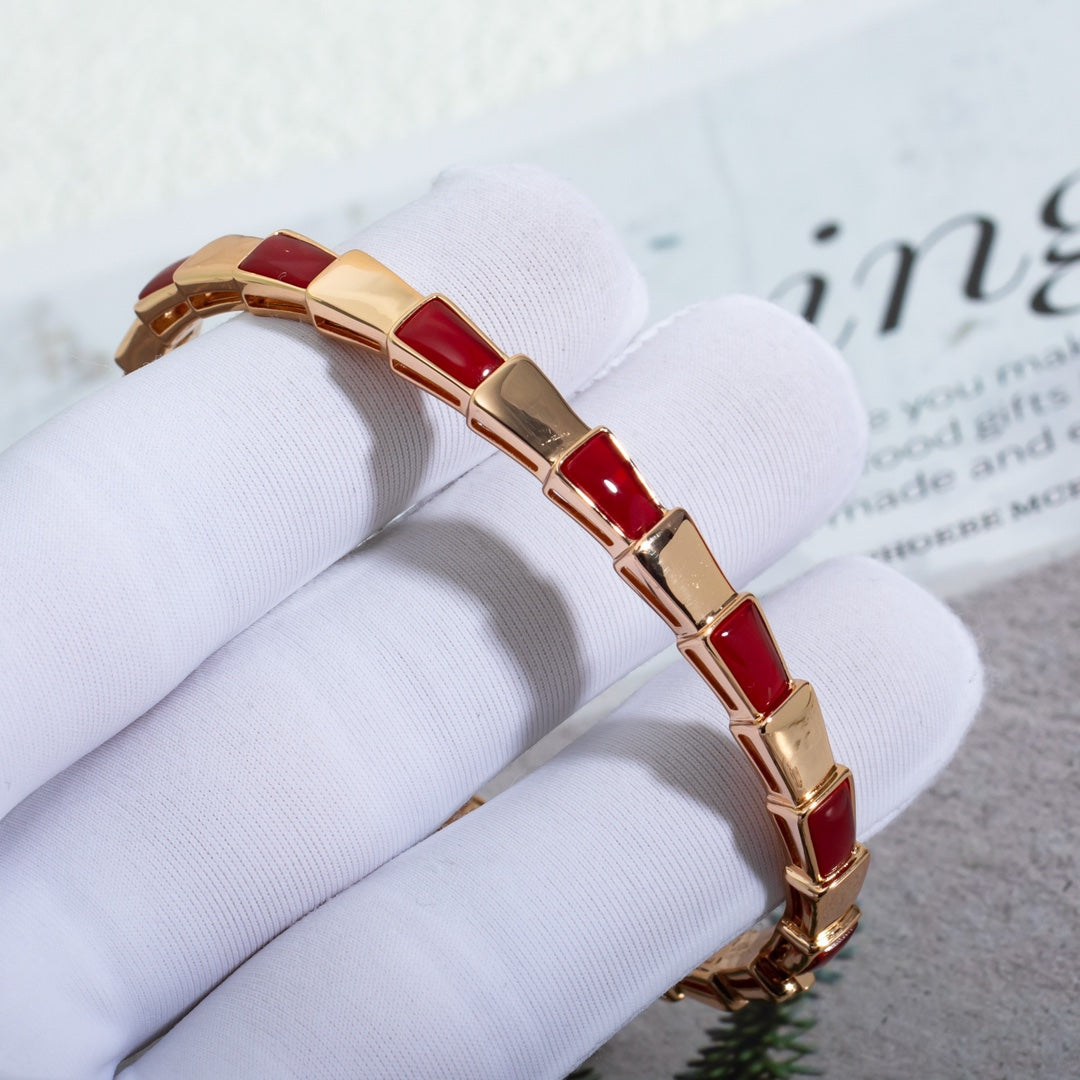 [BLUE TEARS]SERPENTI BRACELET PINK GOLD RUBELLITE